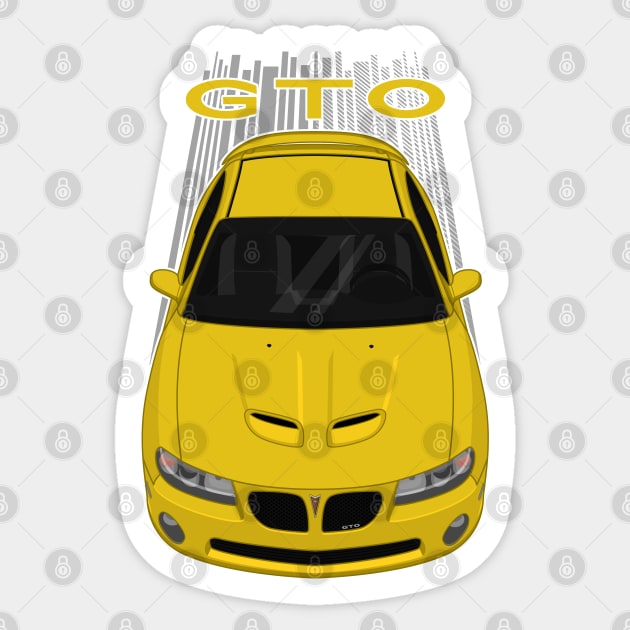 Pontiac GTO 2004-2006 - Yellow Sticker by V8social